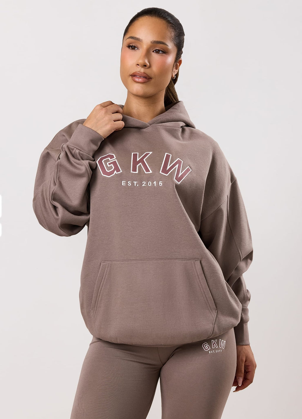 GKW Oversized Hoodie - Truffle