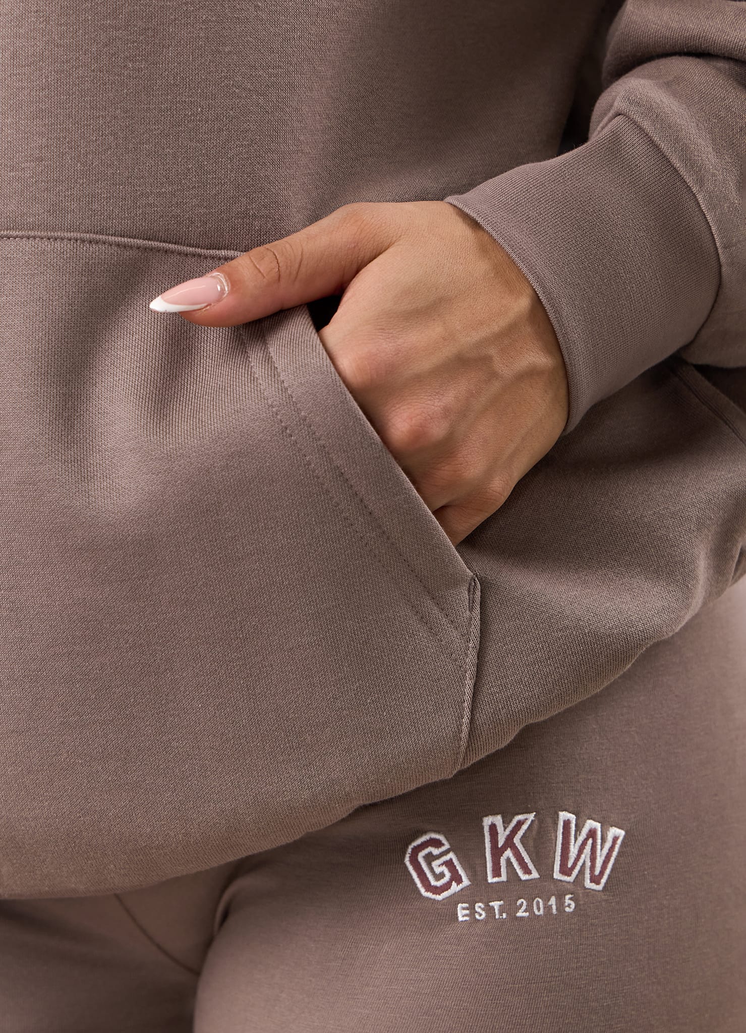 GKW Oversized Hoodie - Truffle