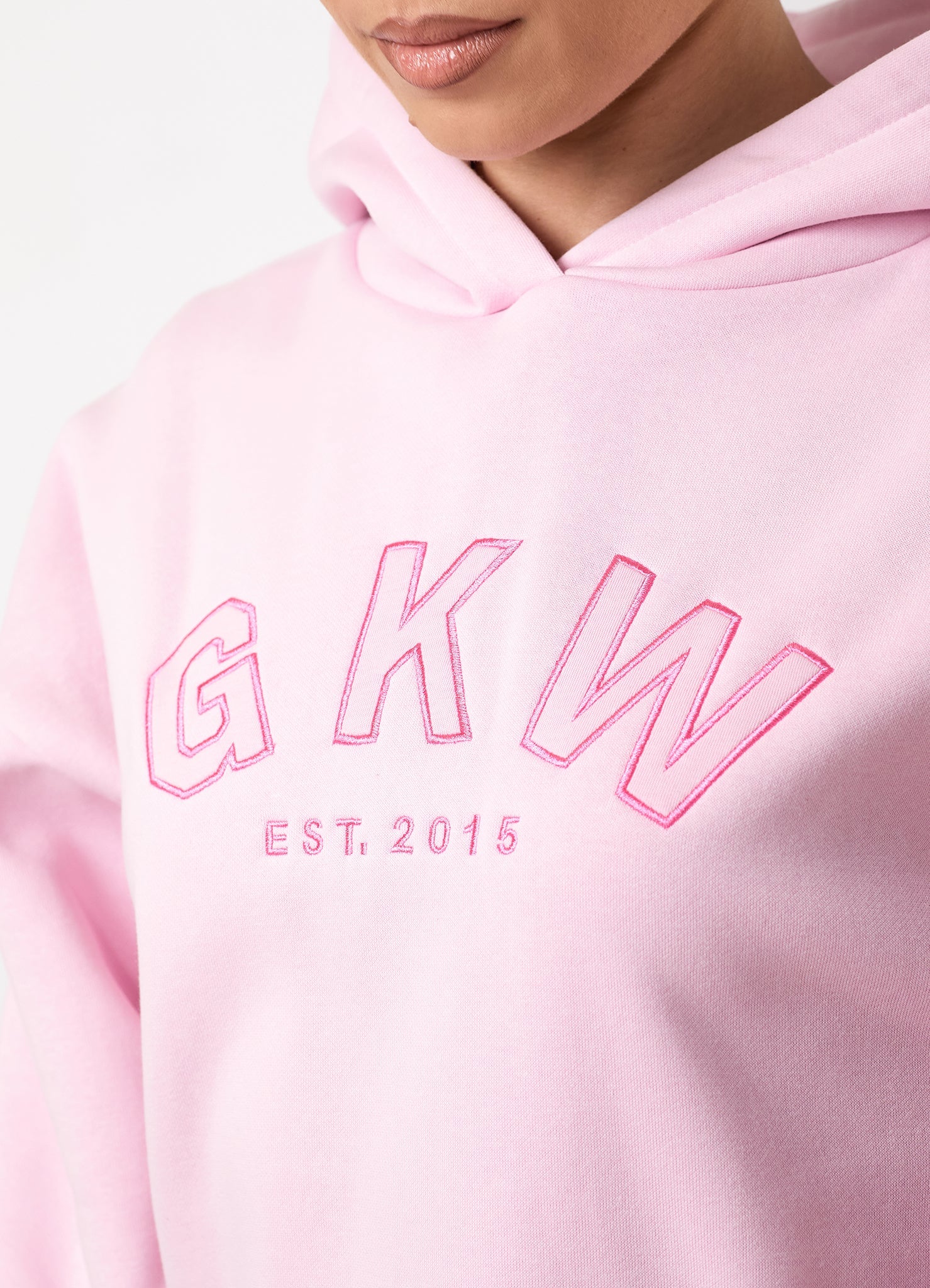 GKW Relaxed Fit Hoodie - Soft Pink/Carnation Pink