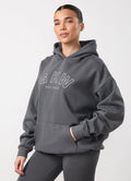 GKW Relaxed Fit Hoodie - Gunmetal Grey/Hyacinth