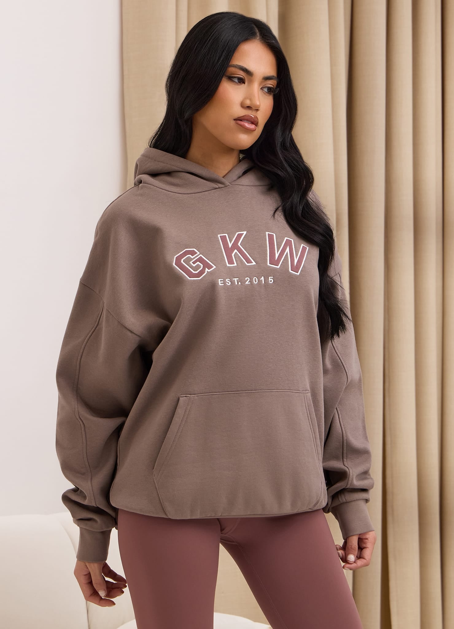 GKW Oversized Hoodie - Truffle