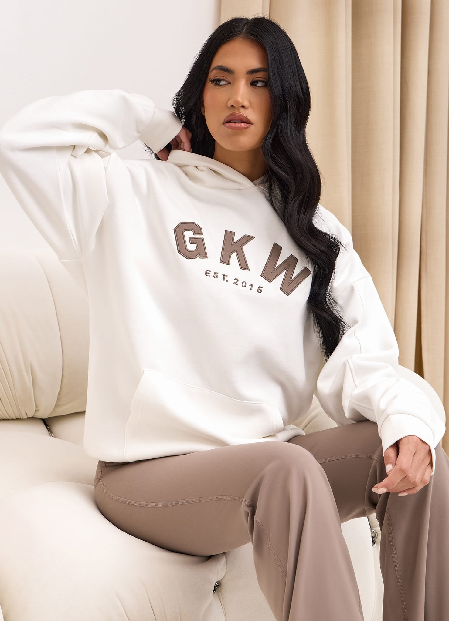 GKW Oversized Hoodie - Cream