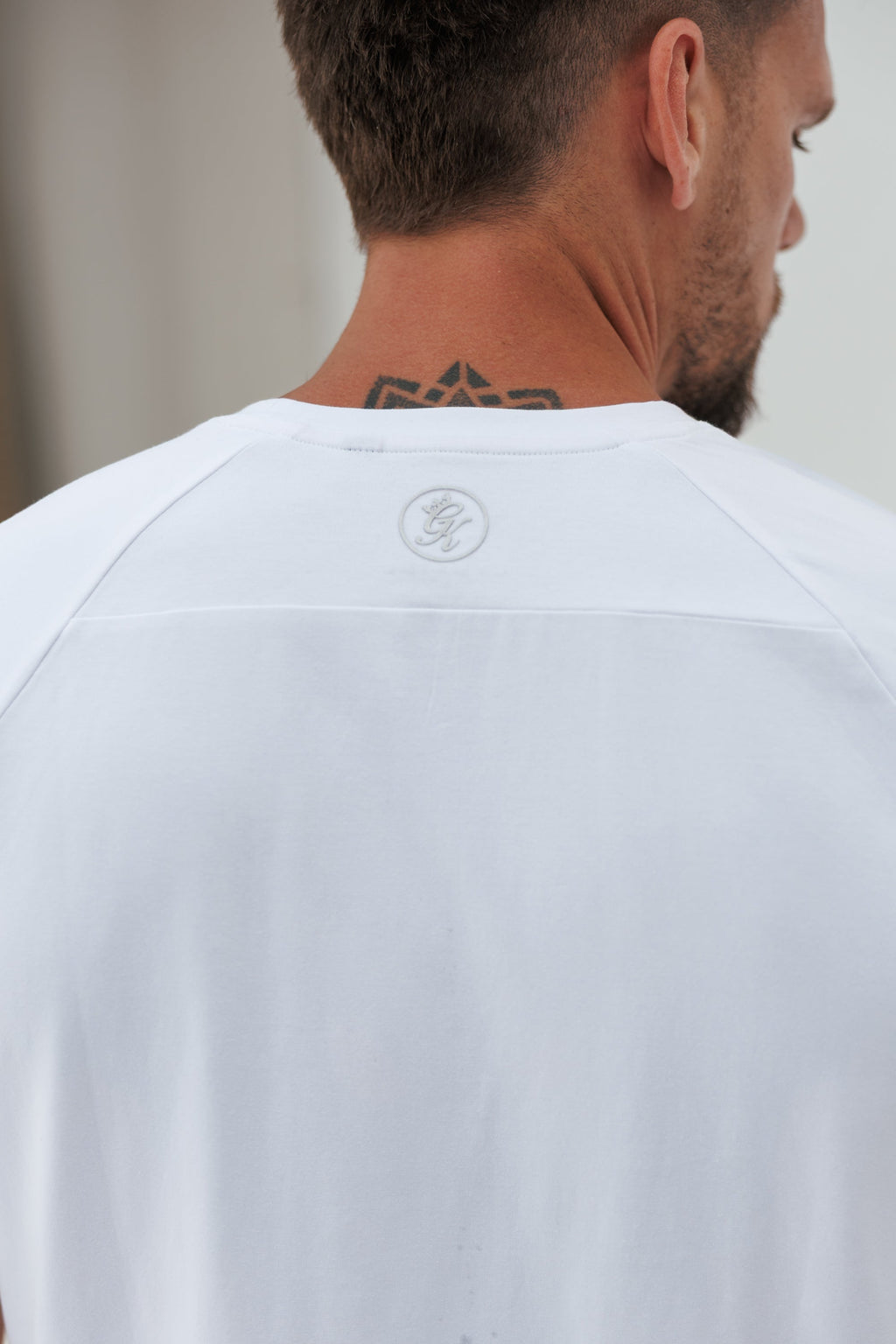 Gym King Pro Logo Tee - White