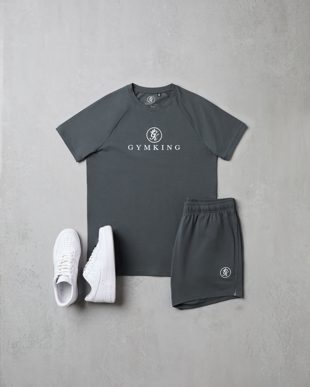 Gym King Pro Logo Jersey 6" Short - Graphite