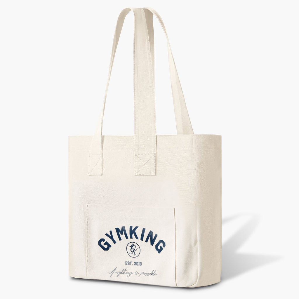 Gym King Harmony Vintage Tote Bag - Cream