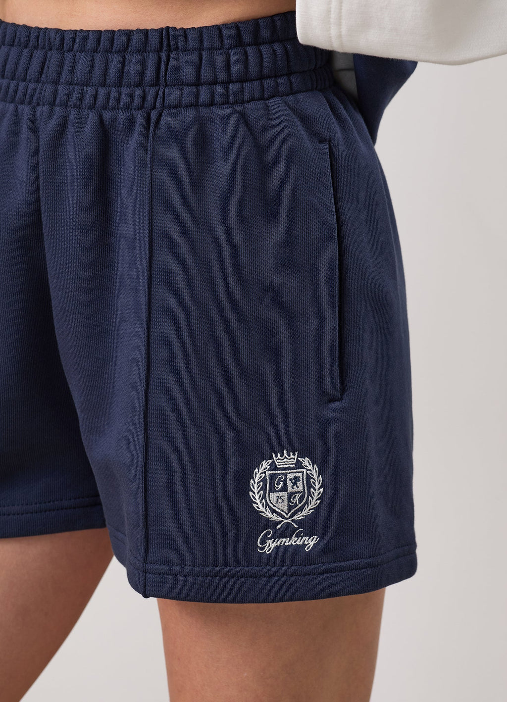 Gym King Heritage Loopback Short - Indigo Blue