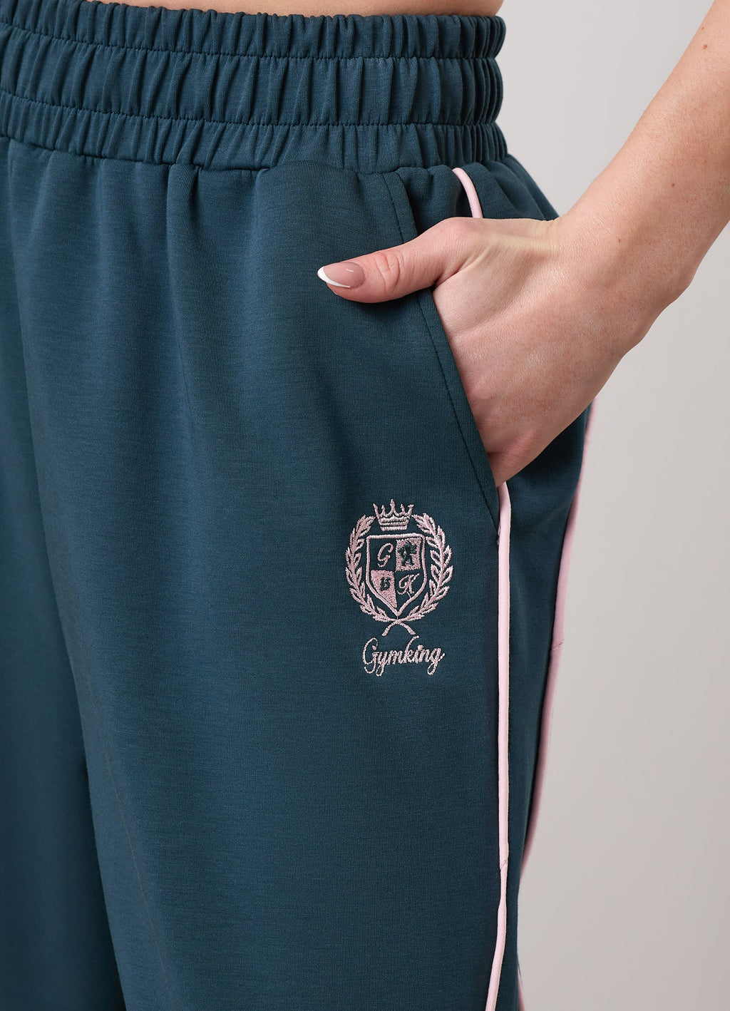 Gym King Heritage Track Pants - Classic Teal