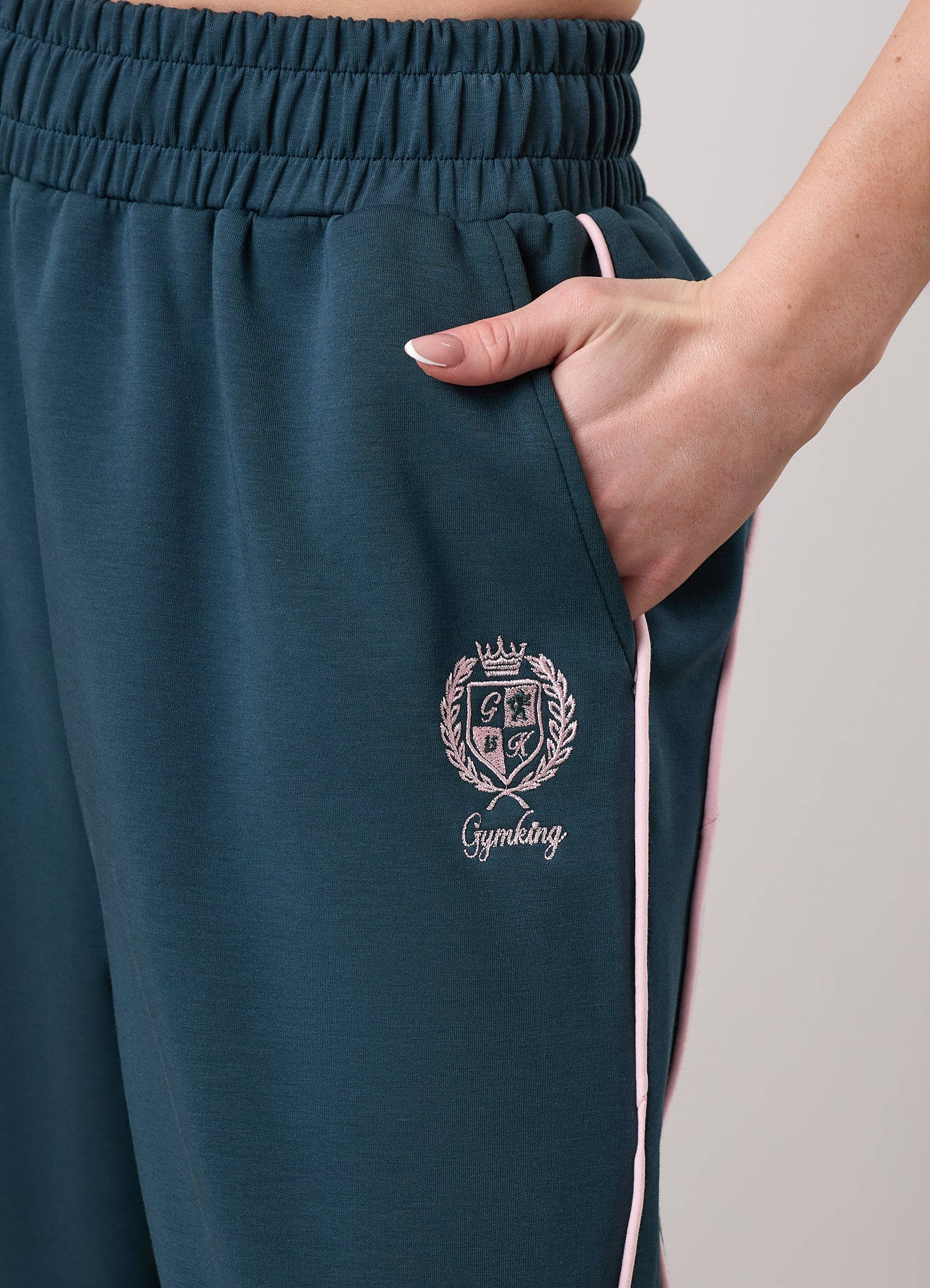 Gym King Heritage Track Pants - Classic Teal