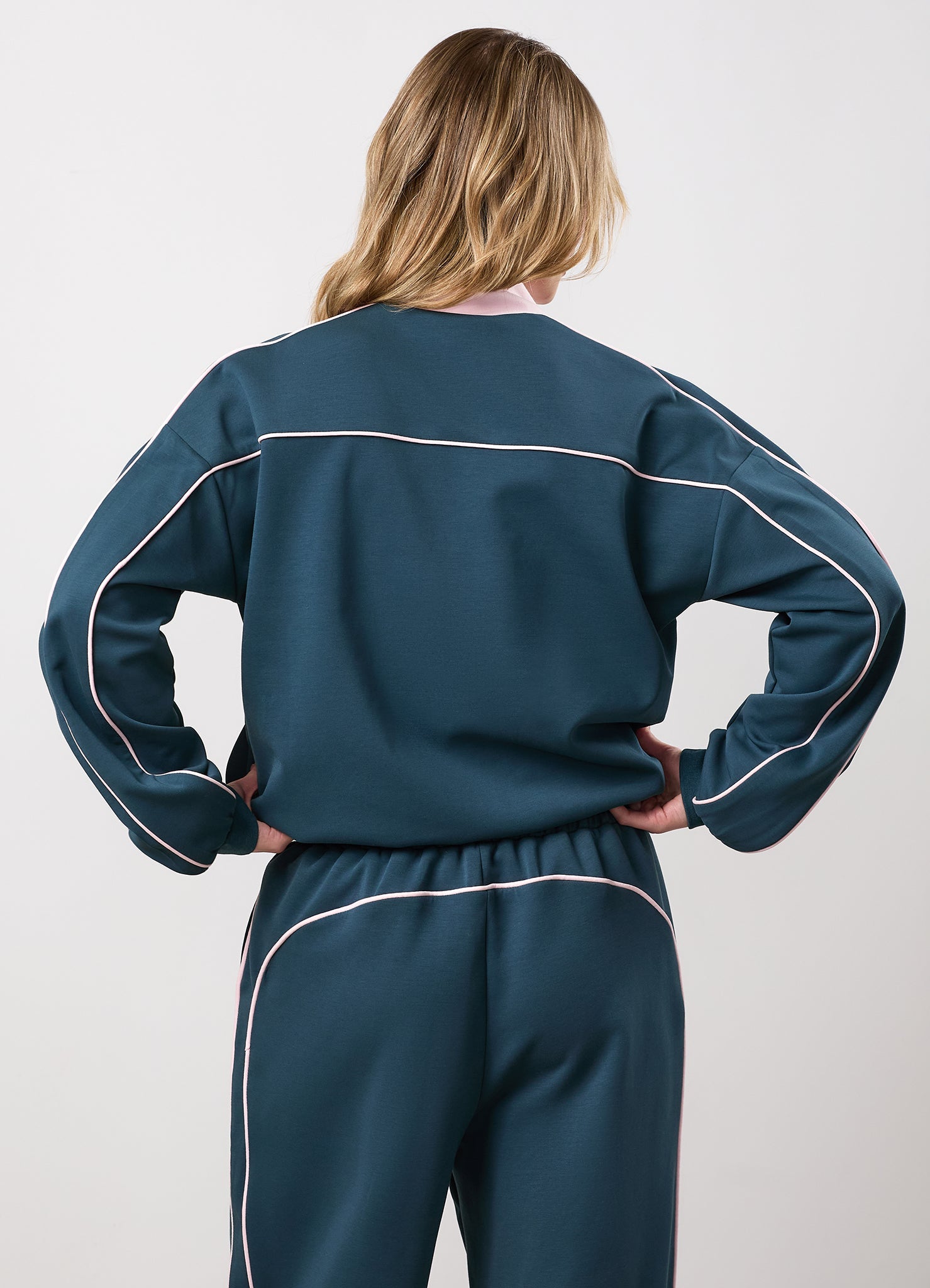Gym King Heritage Track Jacket - Classic Teal