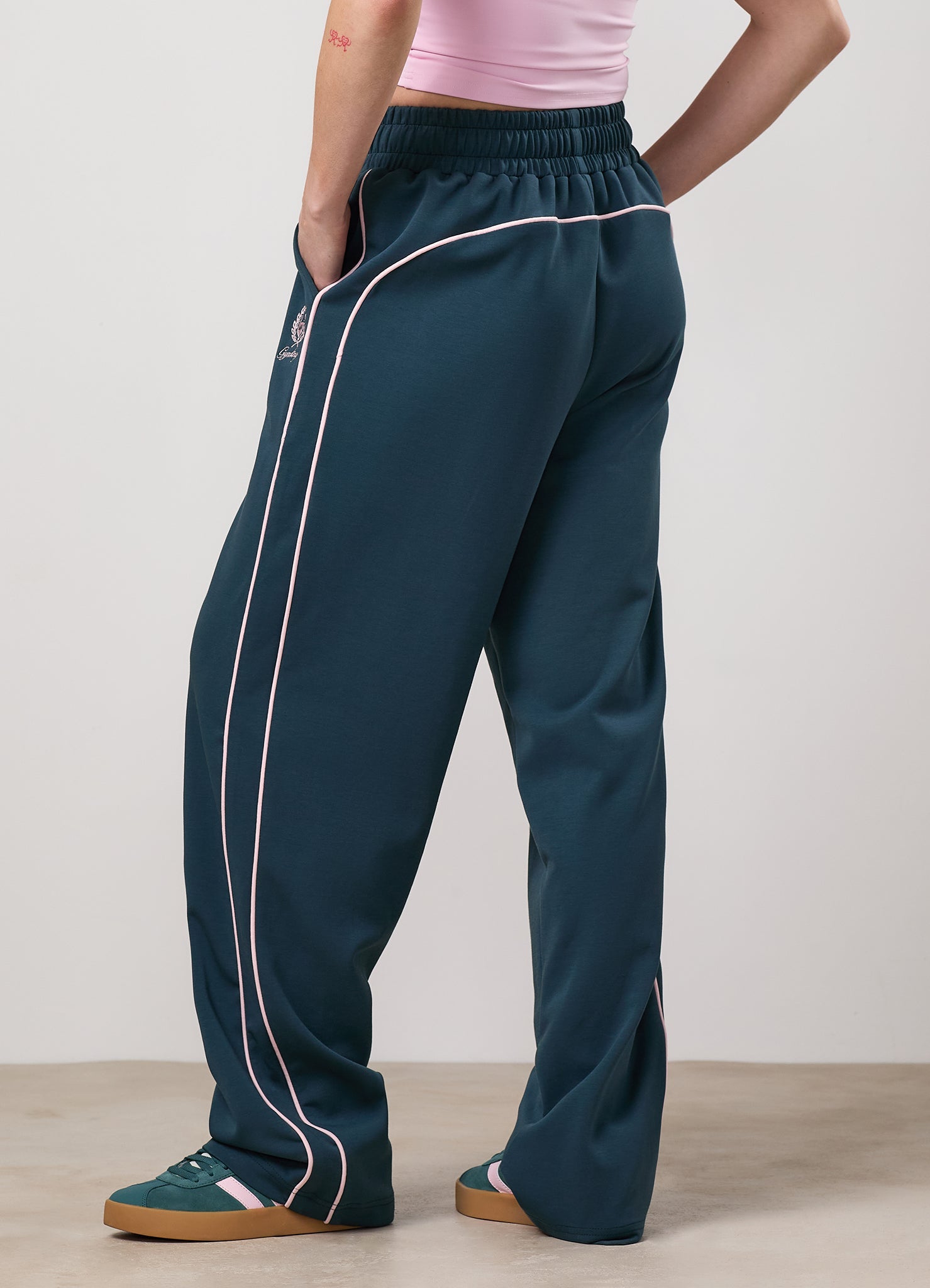 Gym King Heritage Track Pants - Classic Teal