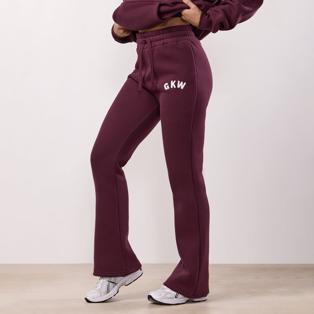 Gym King Inspire Flared Jogger - Vibrant Fig