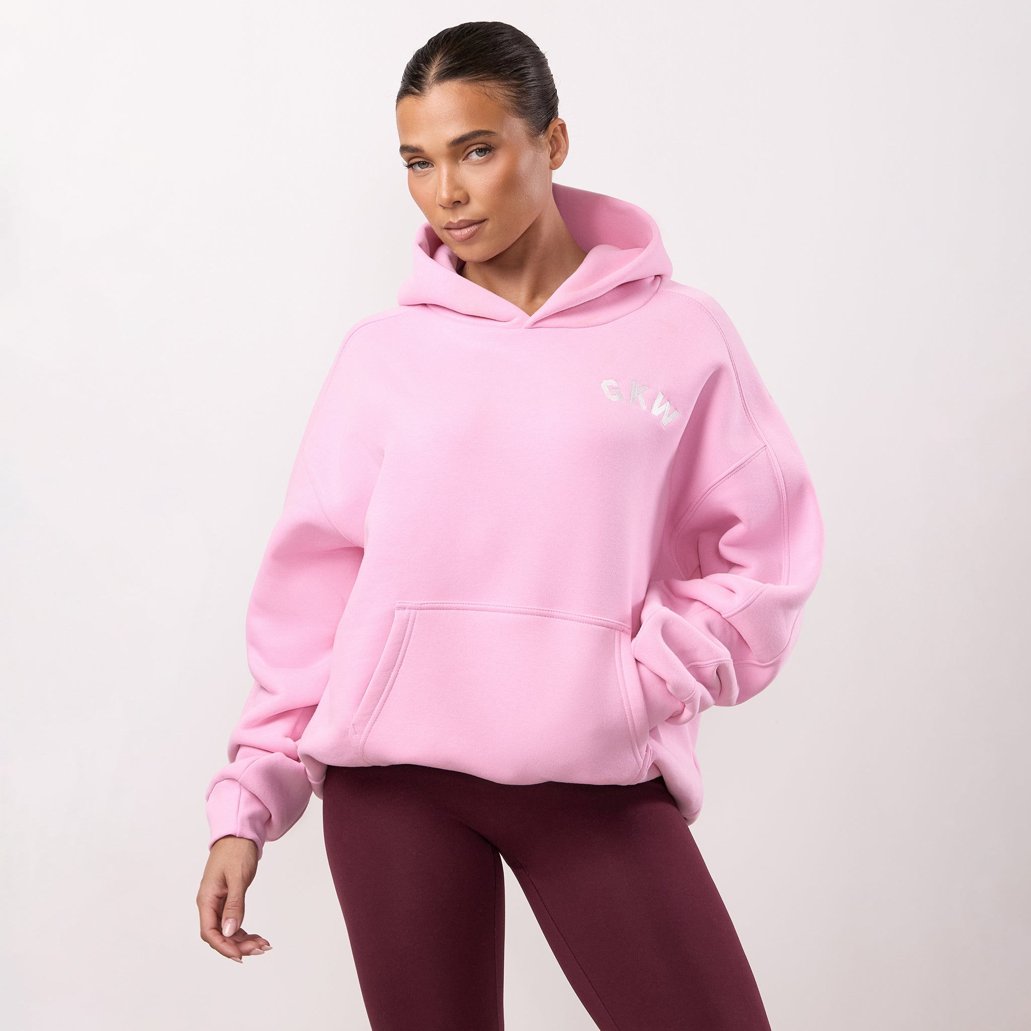 Gym King Inspire Oversized Hoodie - Candy Pink