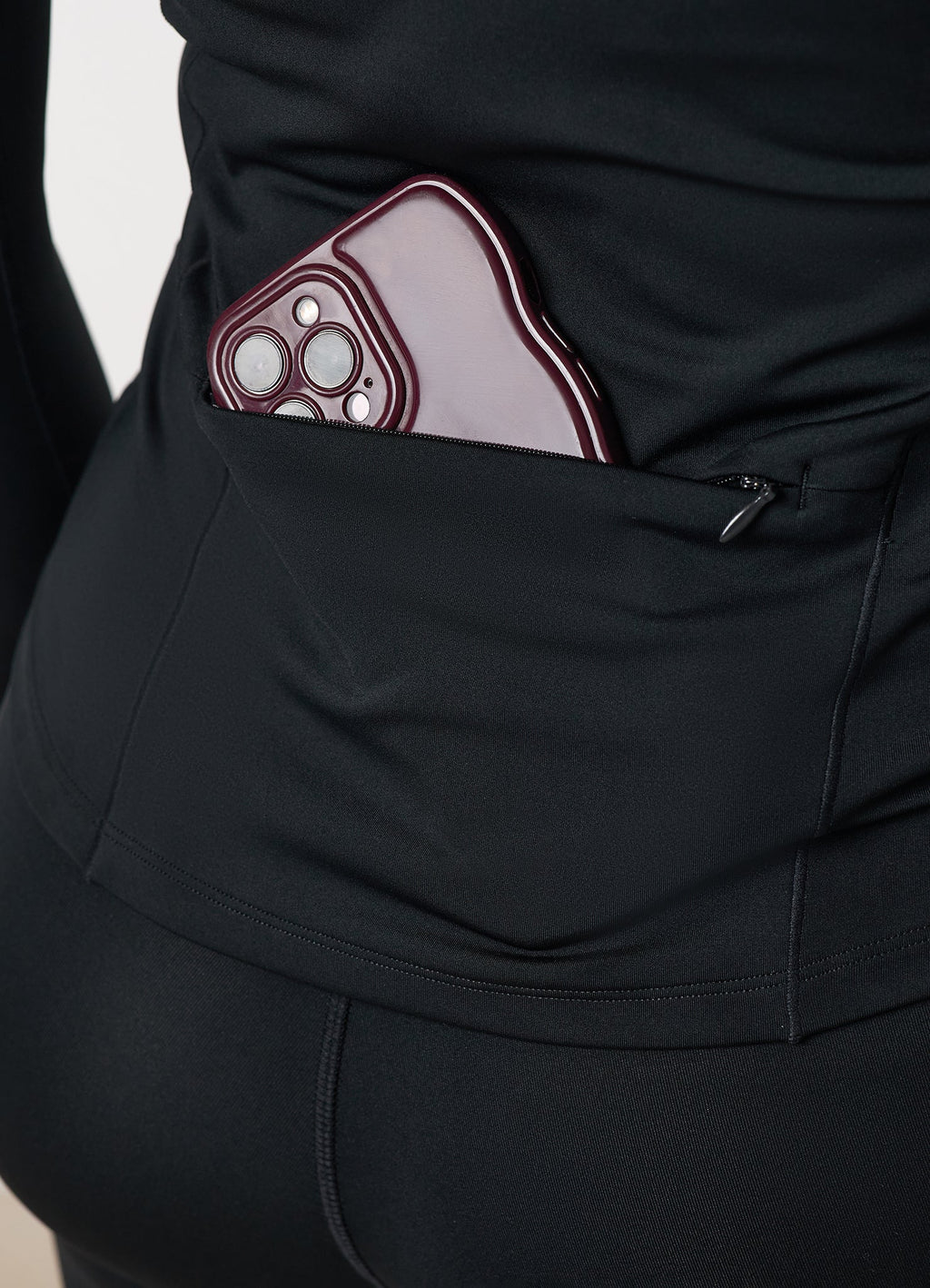 Gym King Knockout Full Zip Funnel - Black