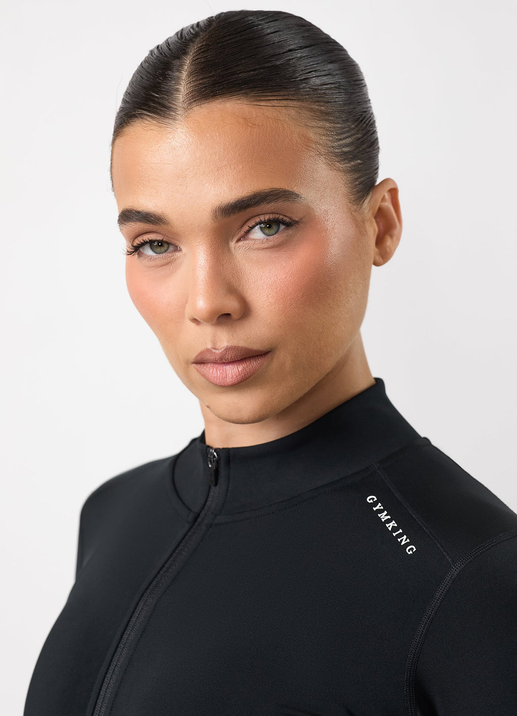Gym King Knockout Full Zip Funnel - Black