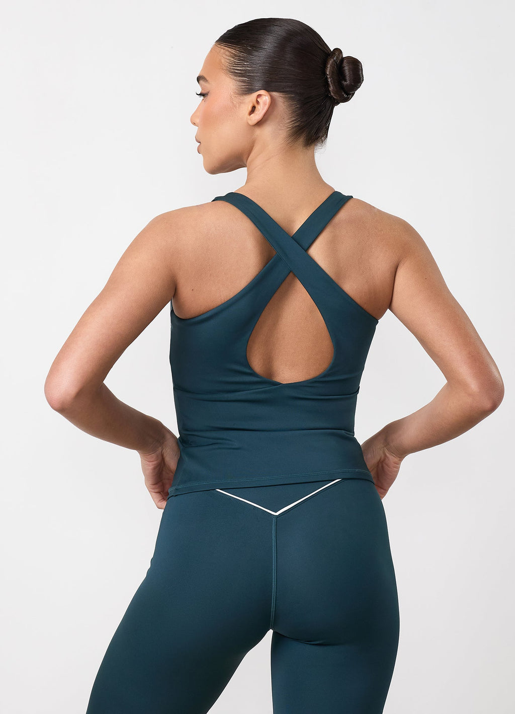 Gym King Knockout Keyhole Tank - Classic Teal