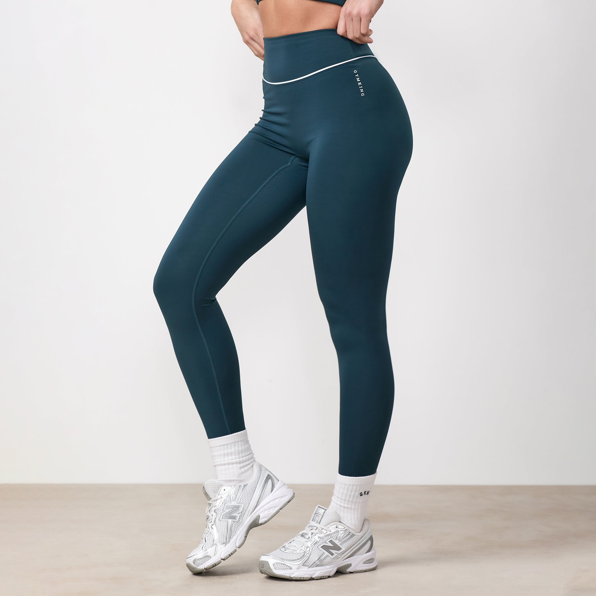 Gym King Knockout Legging - Classic Teal
