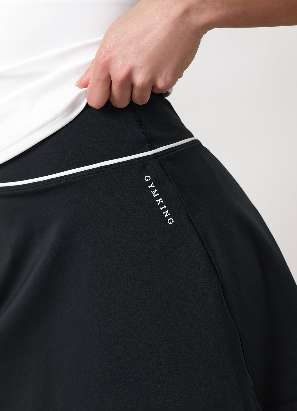 Gym King Knockout Skort - Black
