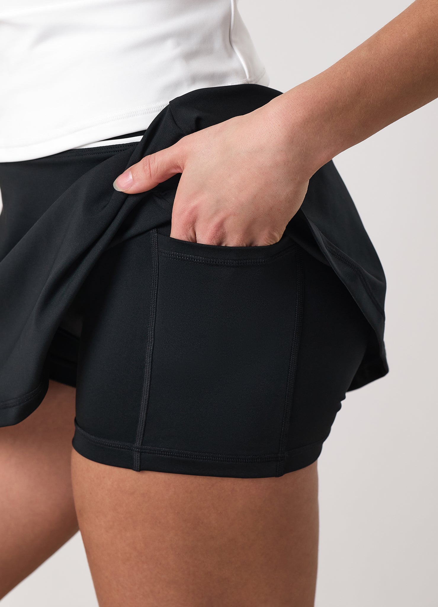 Gym King Knockout Skort - Black