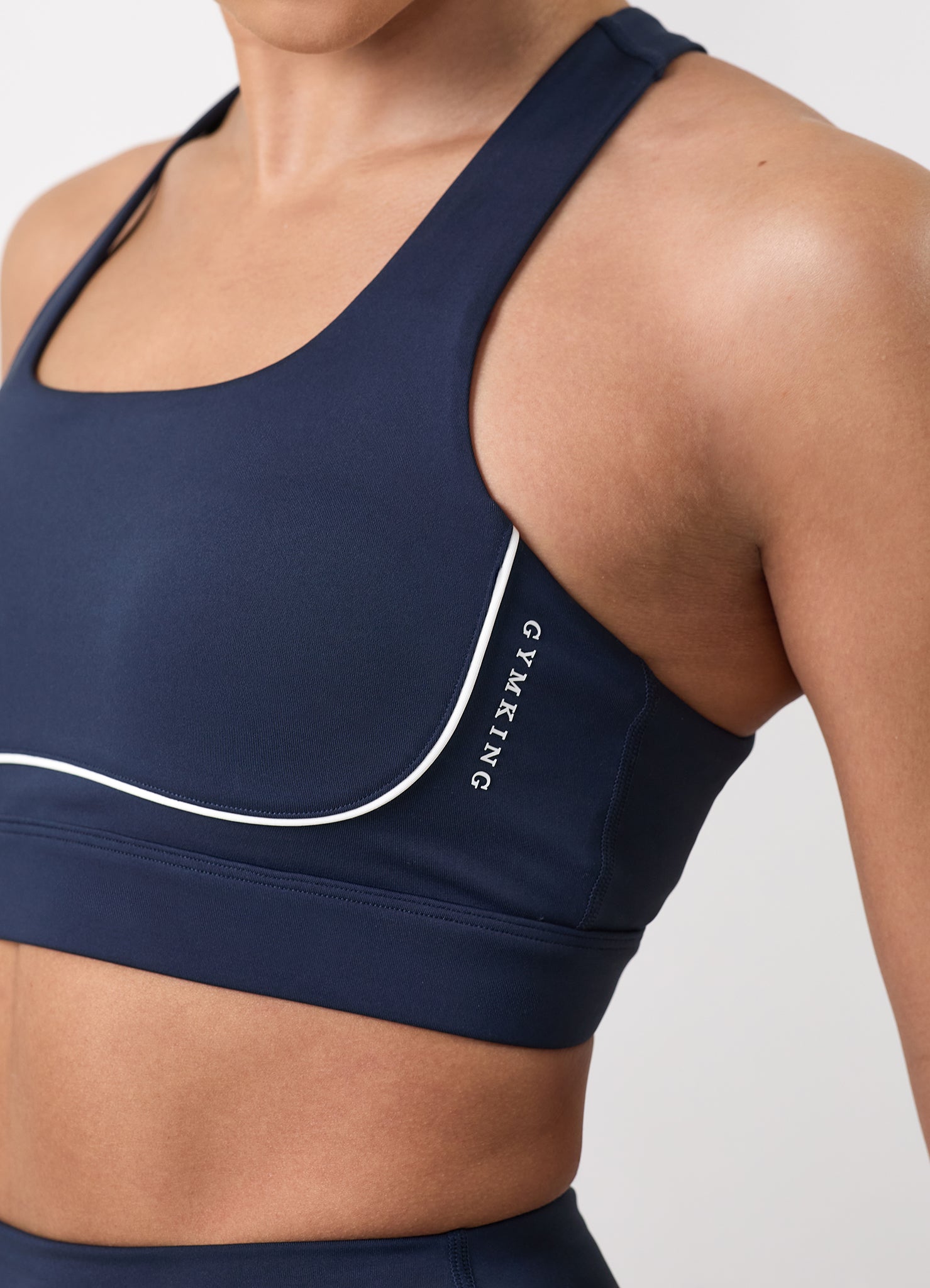 Gym King Knockout Sports Bra - Indigo Blue