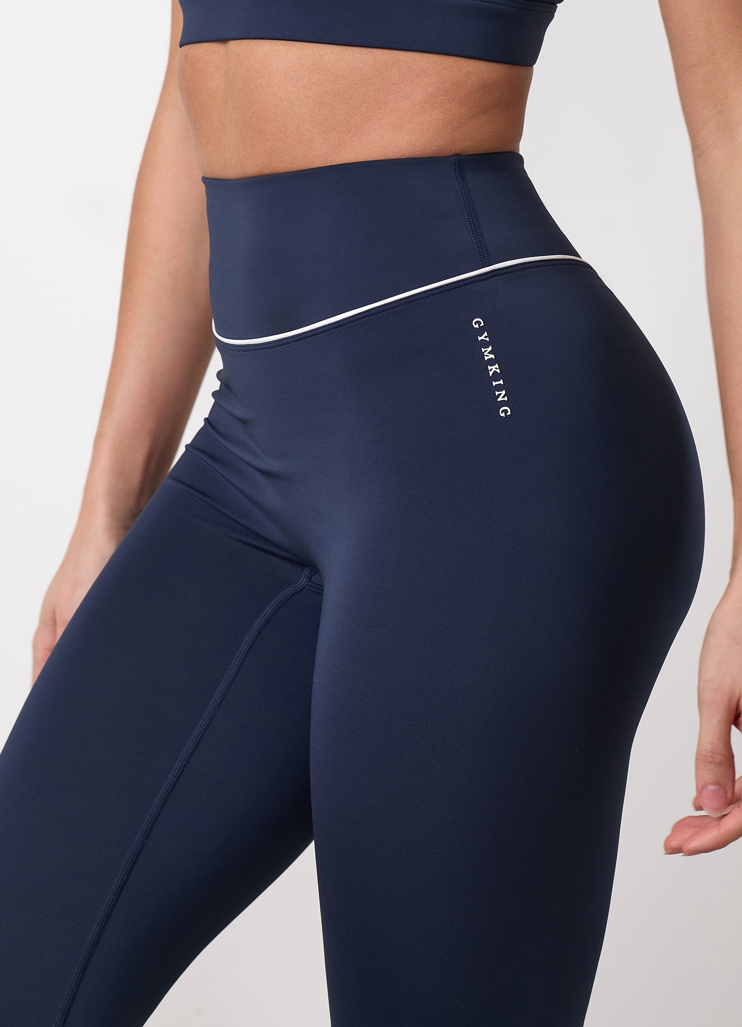 Gym King Knockout Flared Legging - Indigo Blue