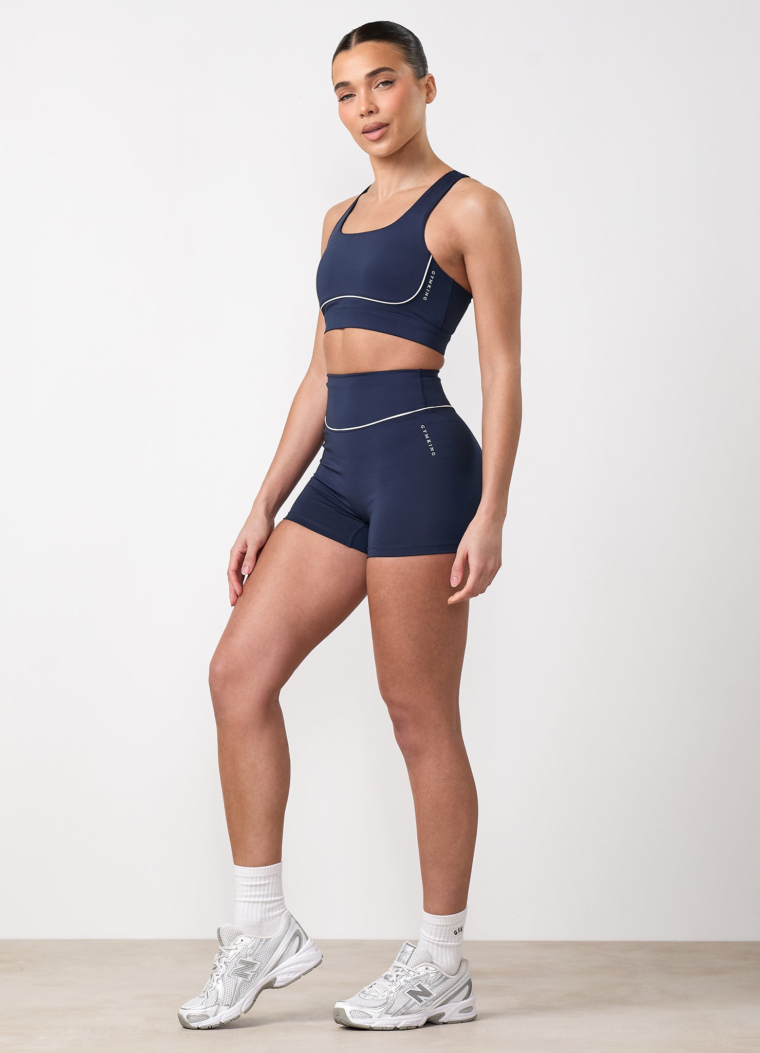 Gym King Knockout Short - Indigo Blue