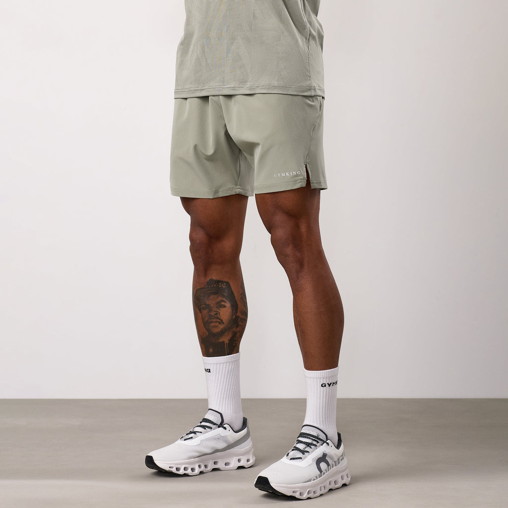 Gym King Limitless Woven Short - Soft Khaki