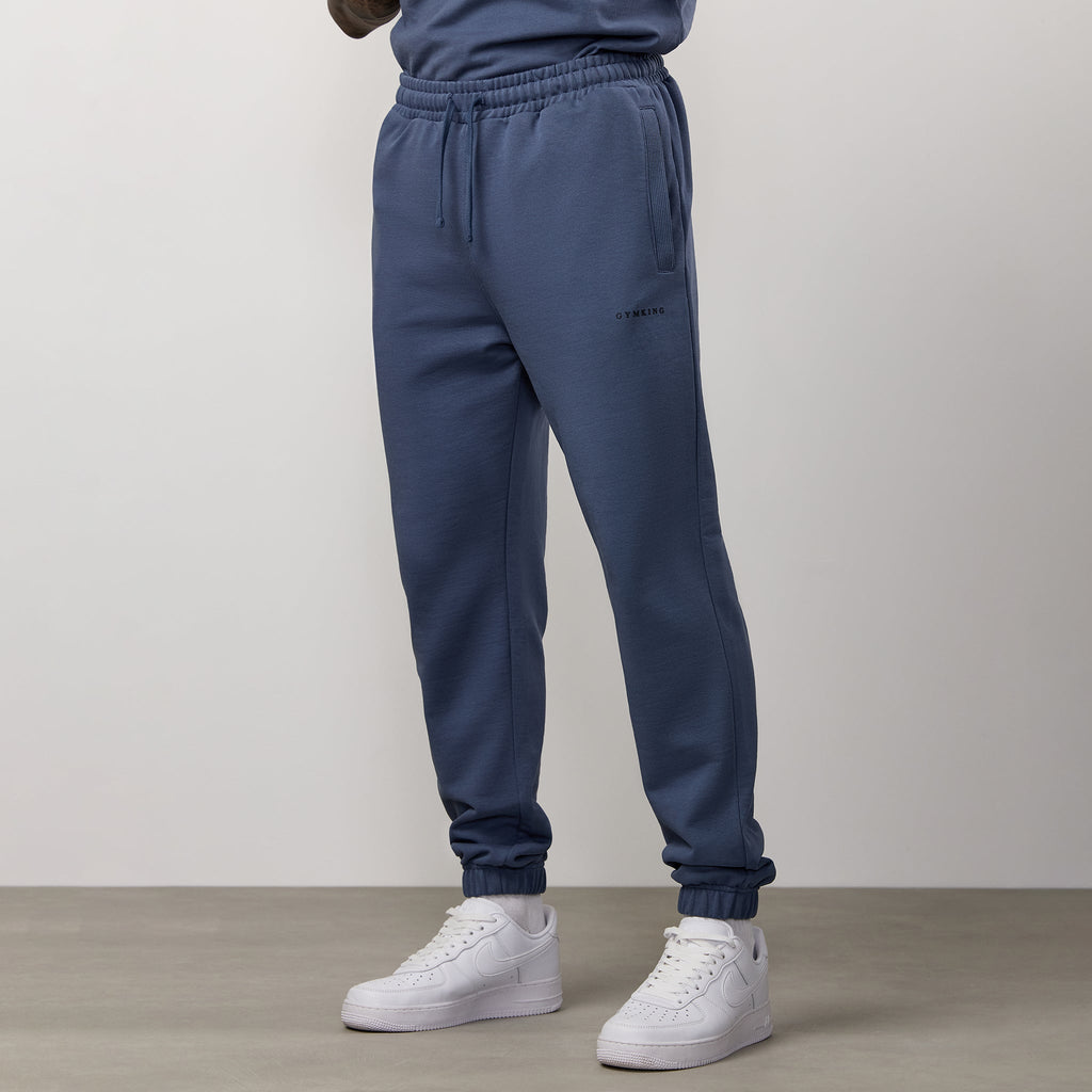 Gym King Linear Loopback Jogger - Deep Sea Blue