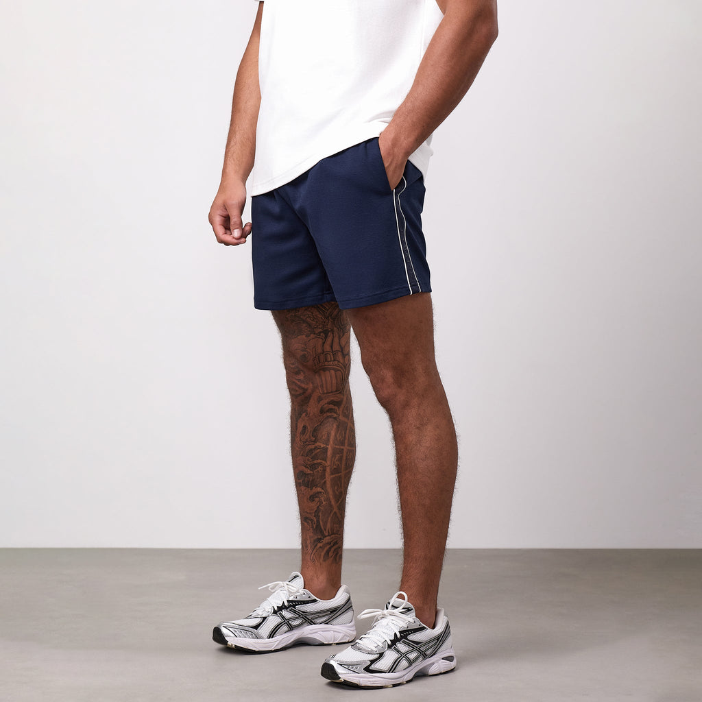 Gym King Linear Taped Short - Navy