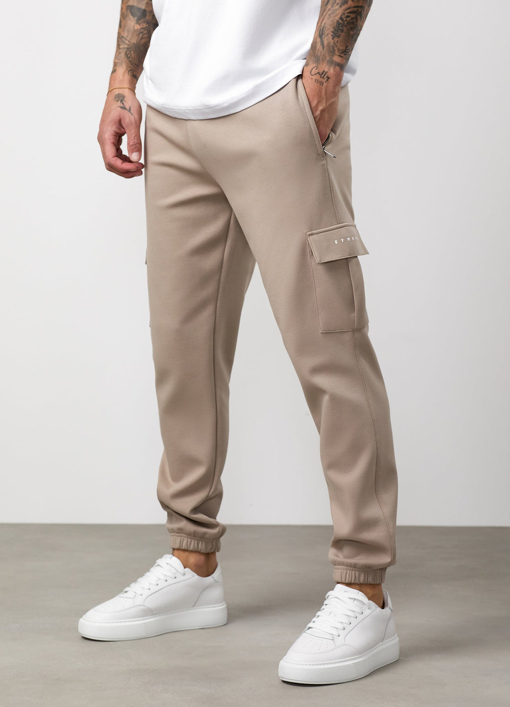 Gym King Linear Travel Cargo Jogger - Claydust