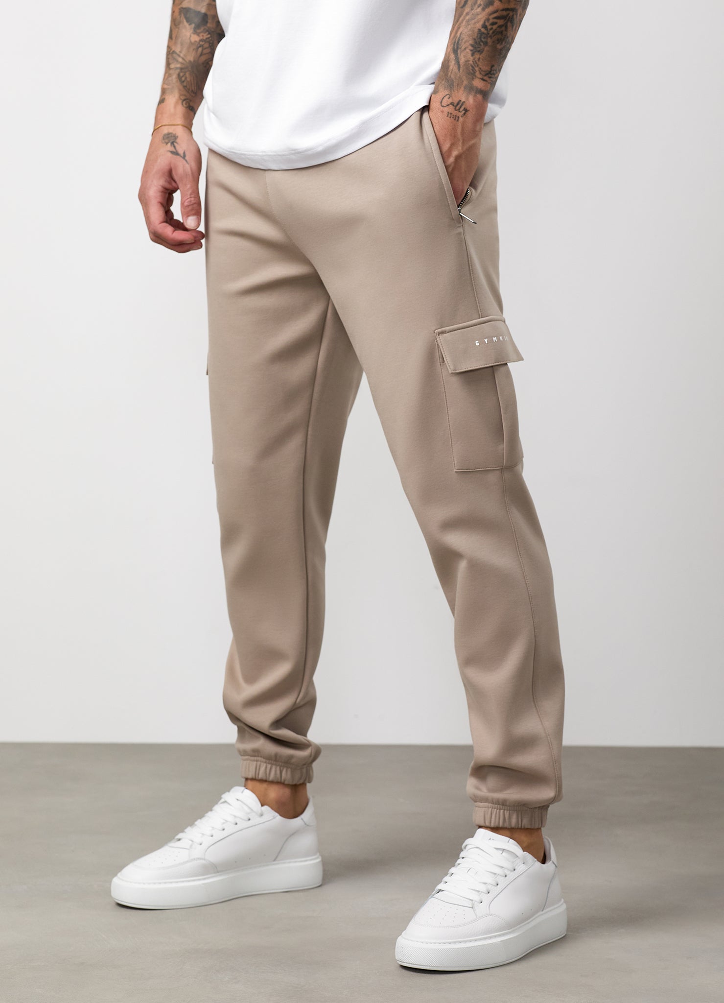 Gym King Linear Travel Cargo Jogger - Claydust