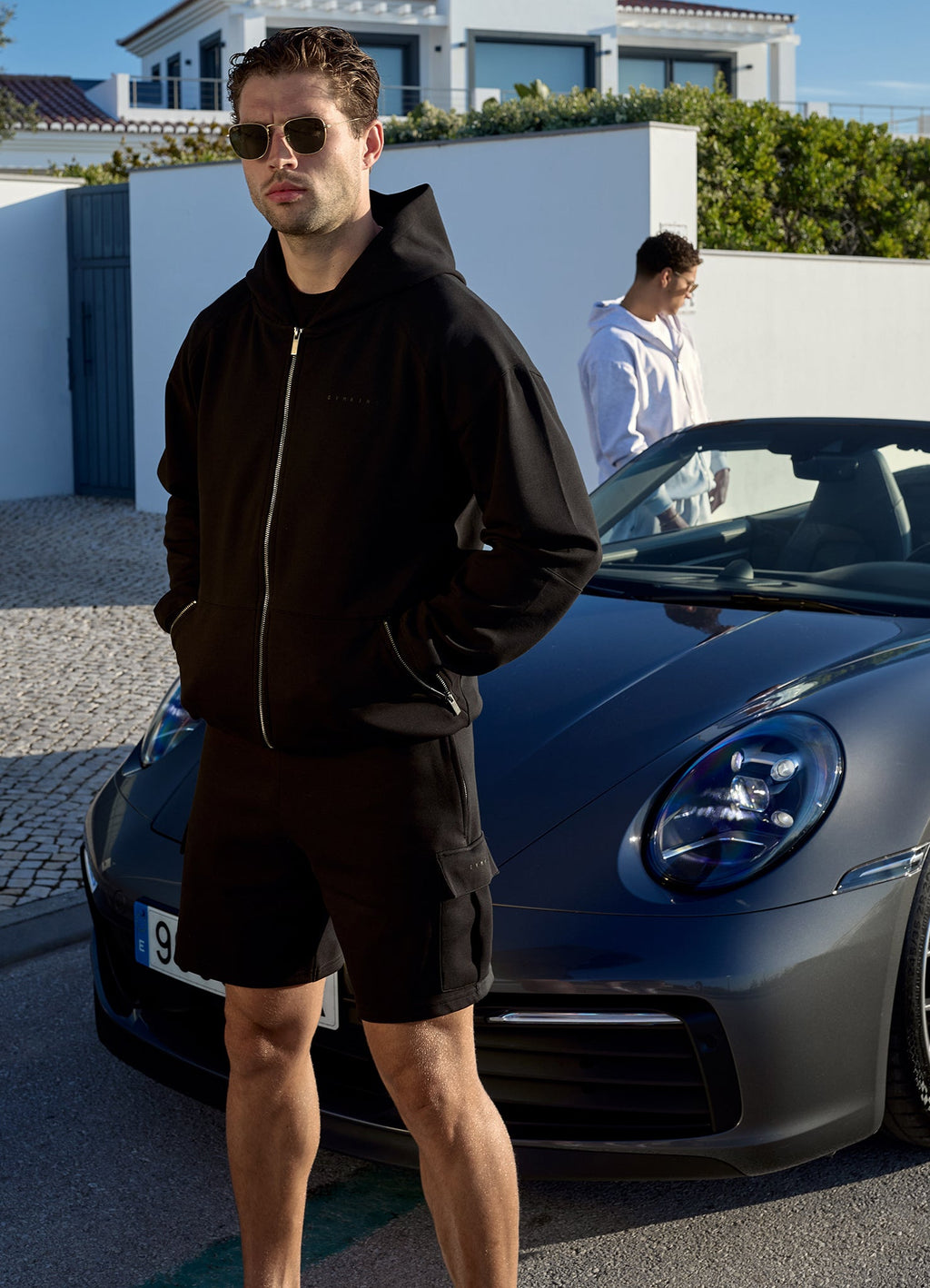 Gym King Linear Travel Cargo Short - Black