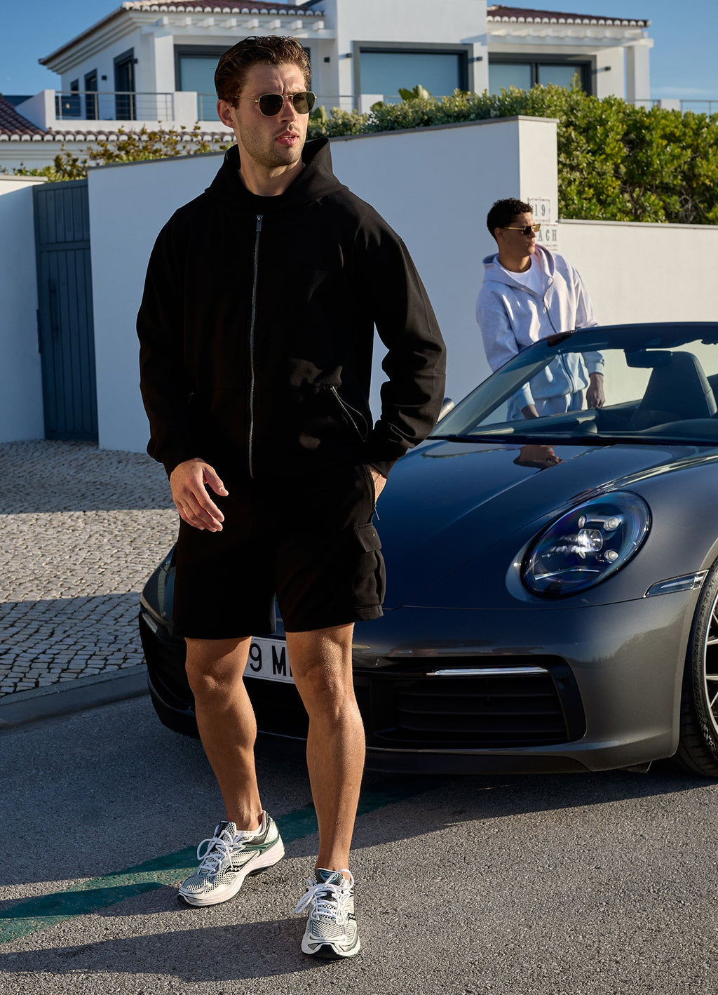 Gym King Linear Travel Cargo Short - Black
