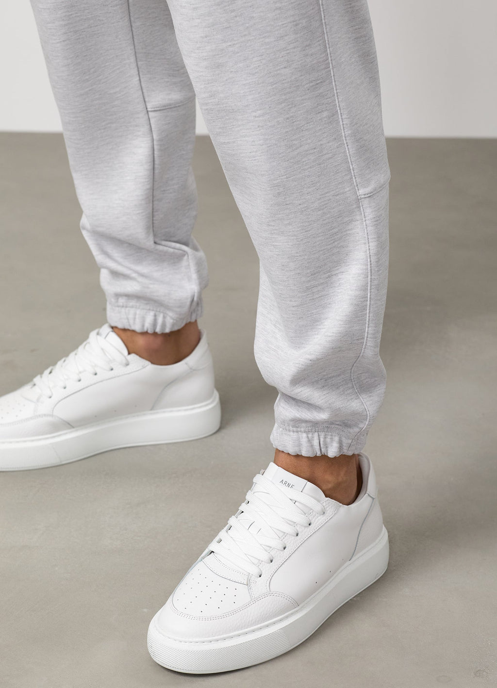 Gym King Linear Travel Jogger - Snow Marl