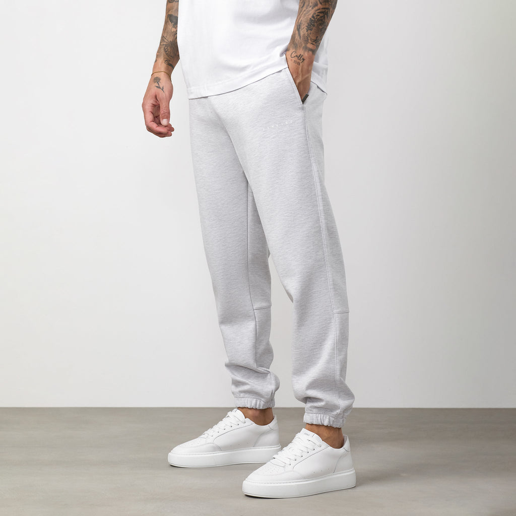 Gym King Linear Travel Jogger - Snow Marl