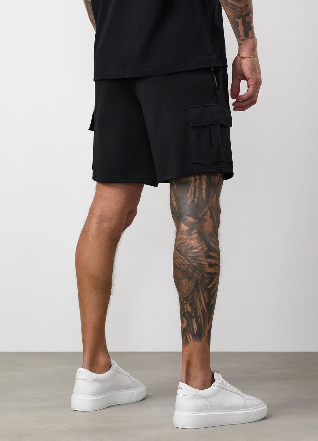 Gym King Linear Travel Cargo Short - Black