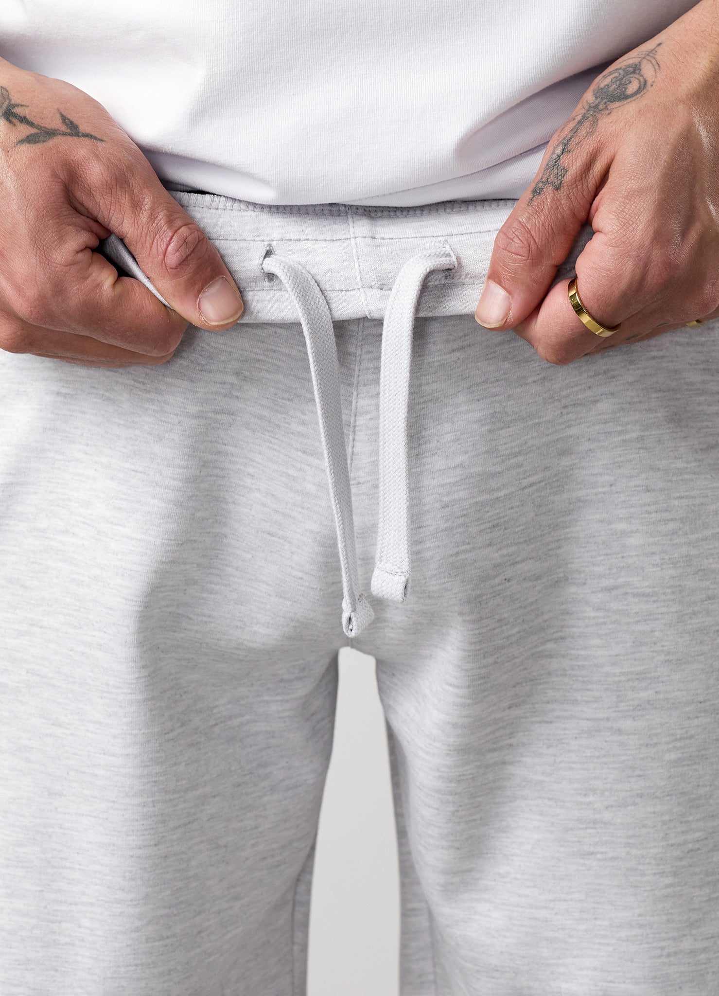 Gym King Linear Travel Cargo Short - Snow Marl