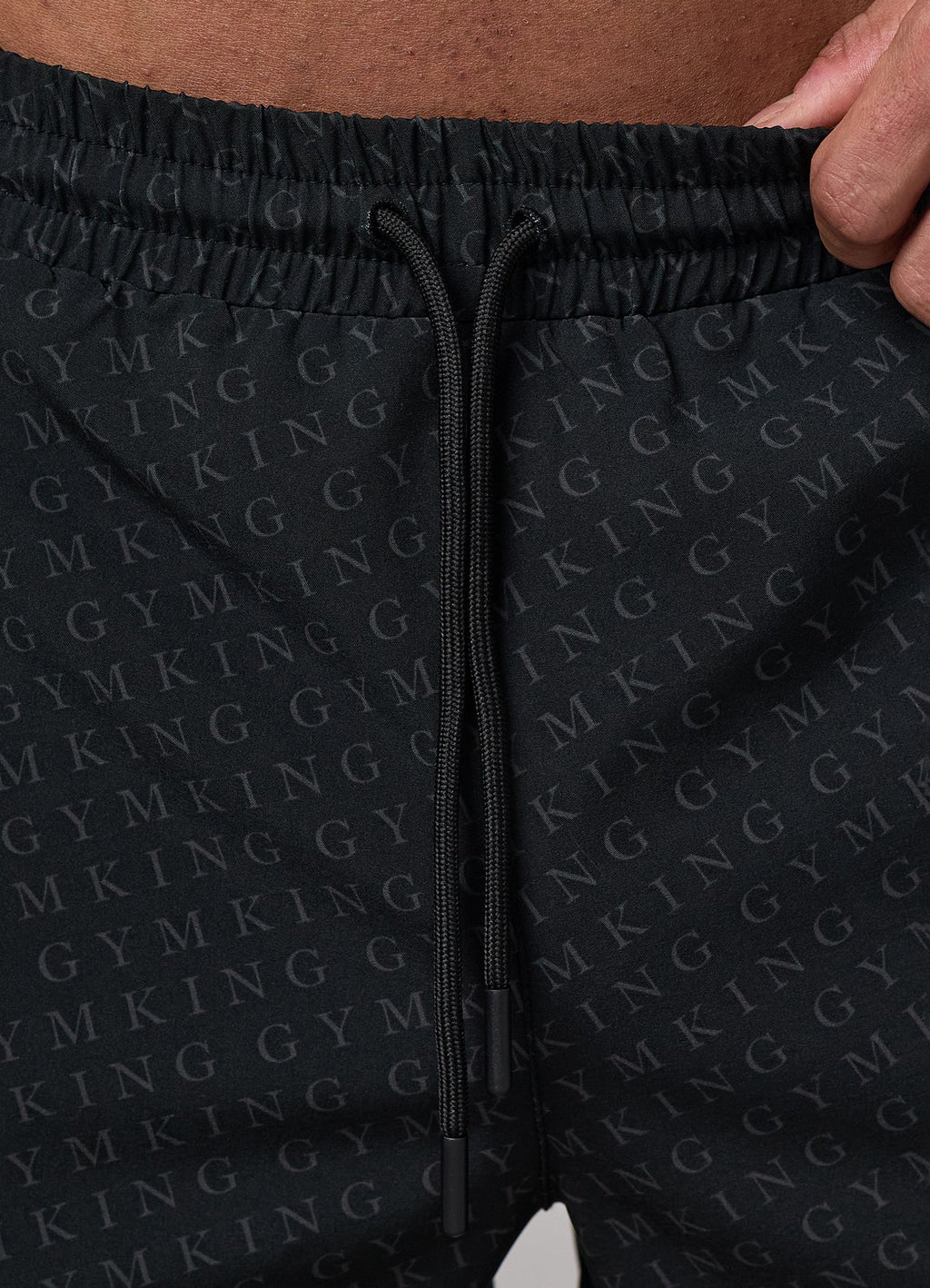 Gym King Marina 3" Swimshort - Black AOP