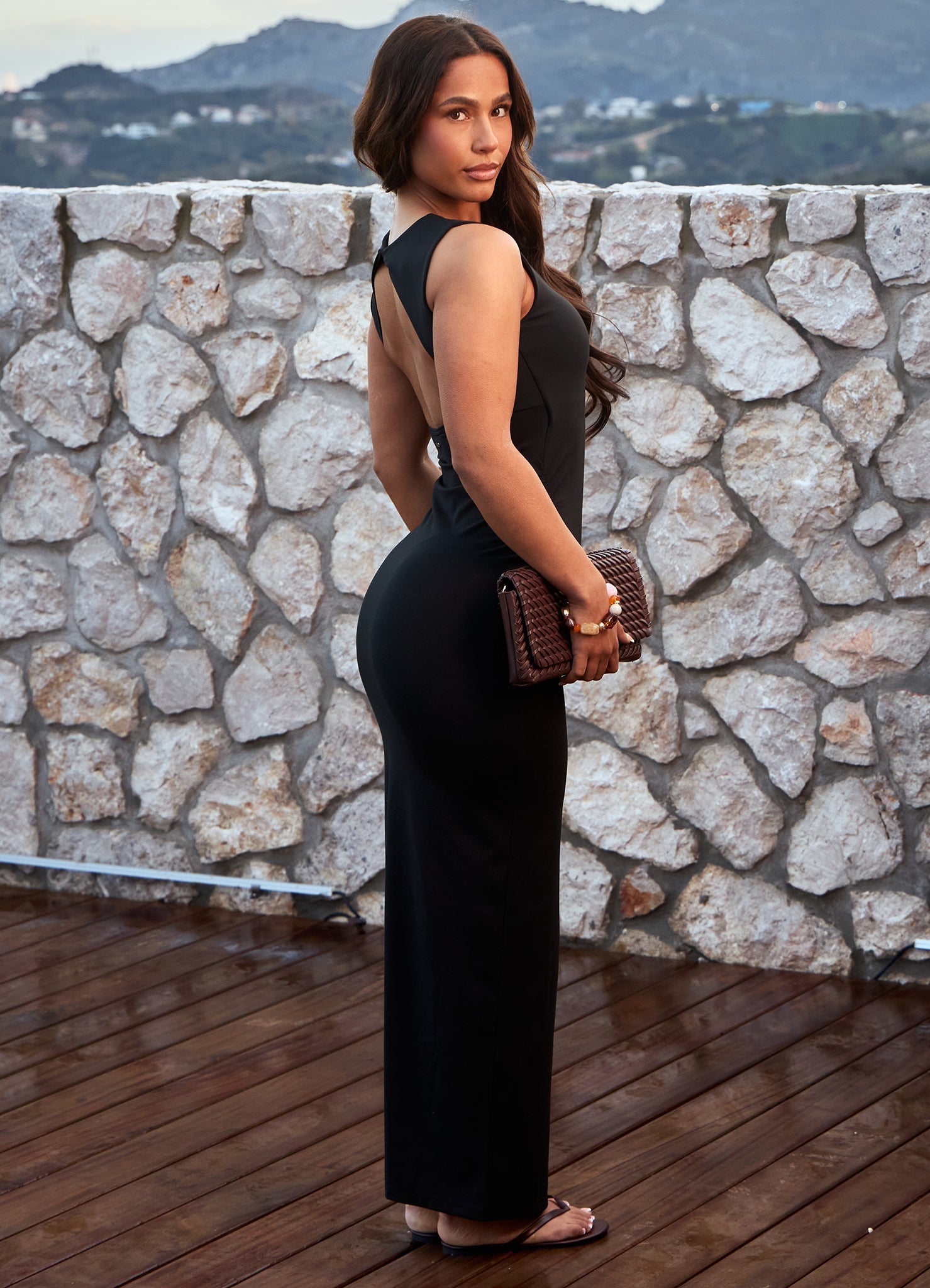 Gym King Maxi Dress - Black