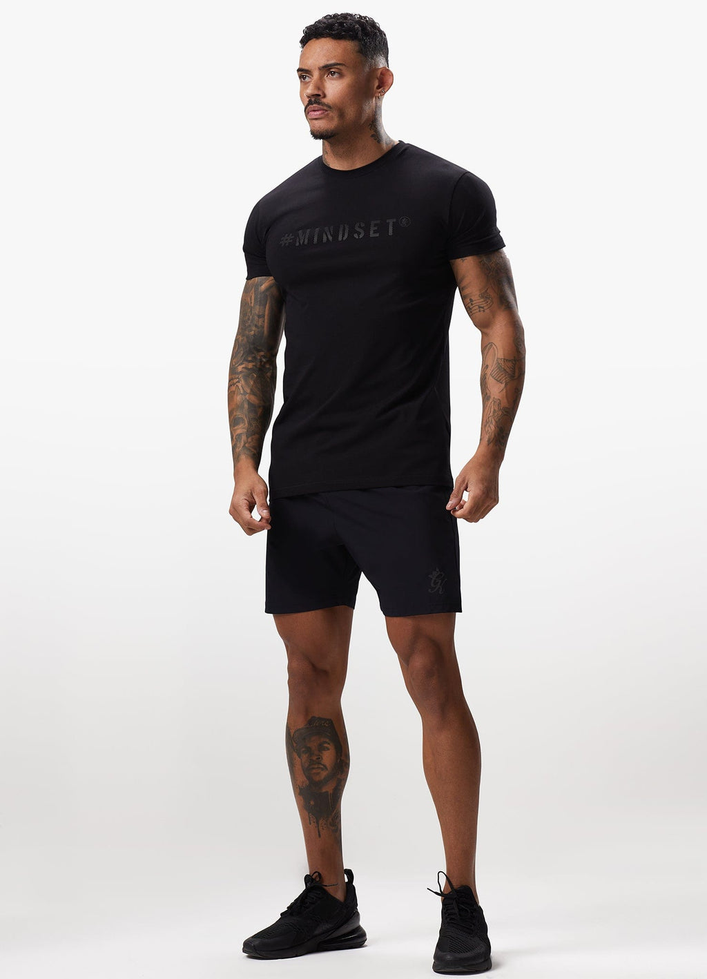 Gym King Mindset Jersey Tee - Black