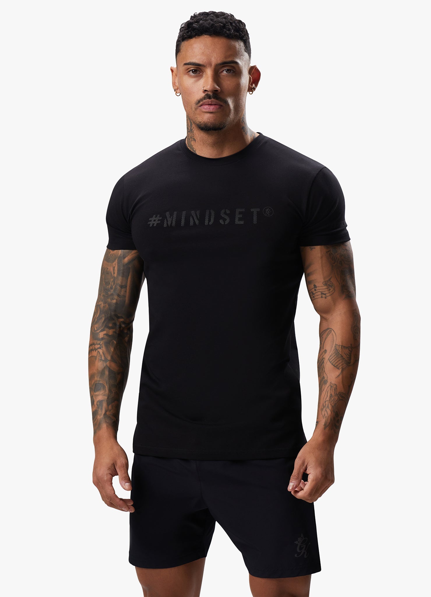 Gym King Mindset Jersey Tee - Black
