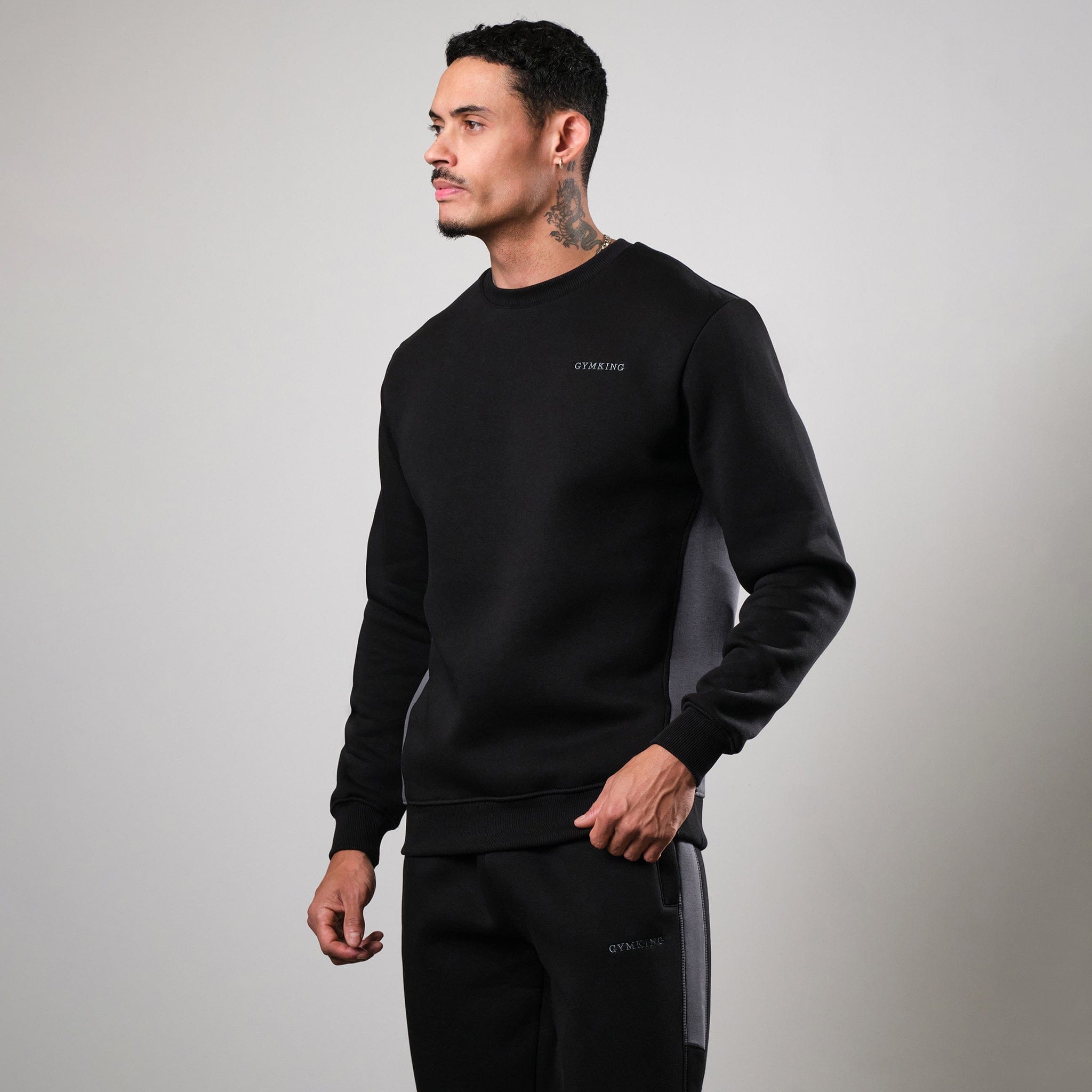 Gym King Momentum Crew - Black