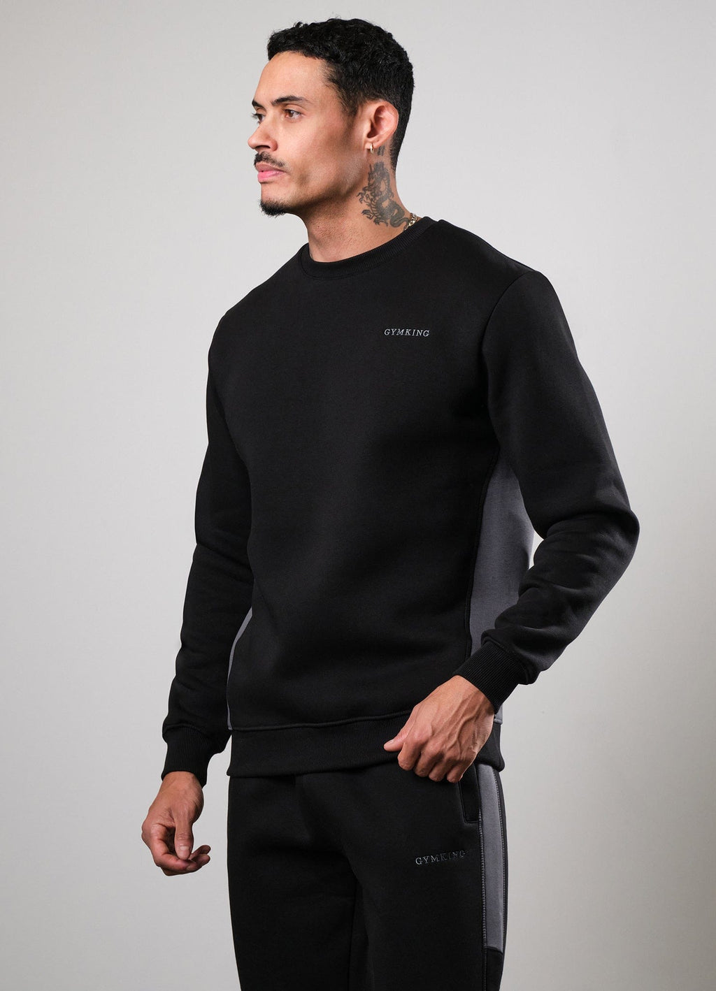 Gym King Momentum Crew - Black