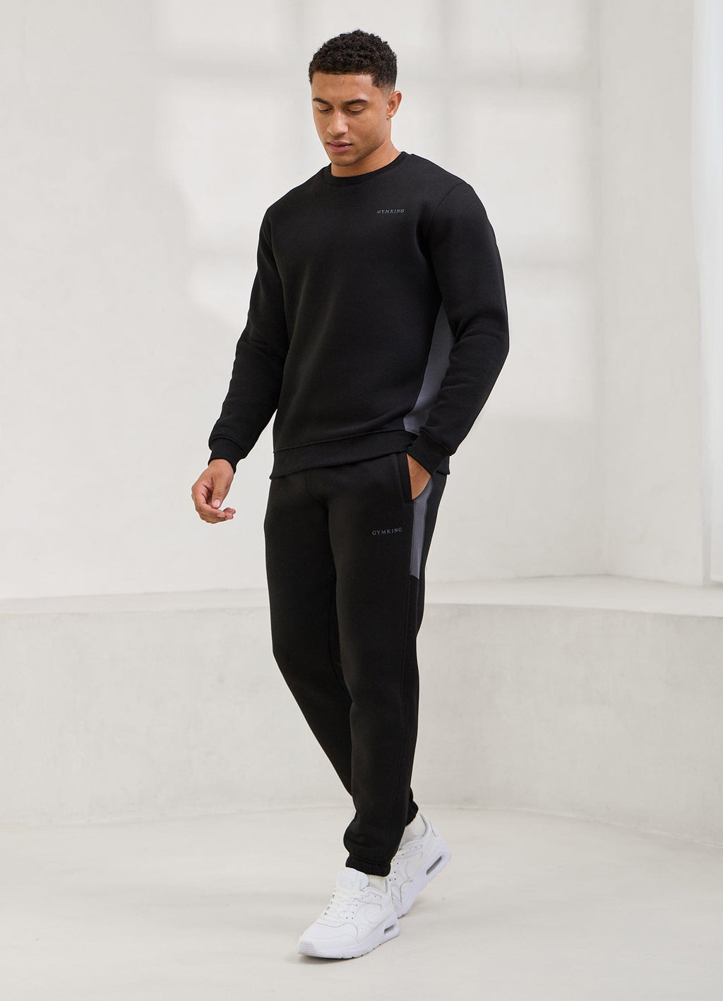 Gym King Momentum Crew - Black