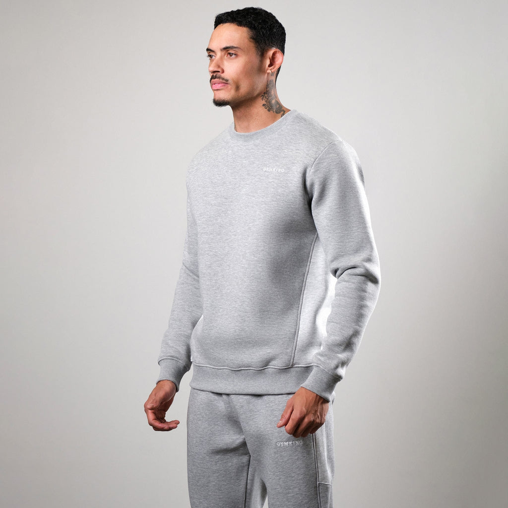 Gym King Momentum Crew - Grey Marl