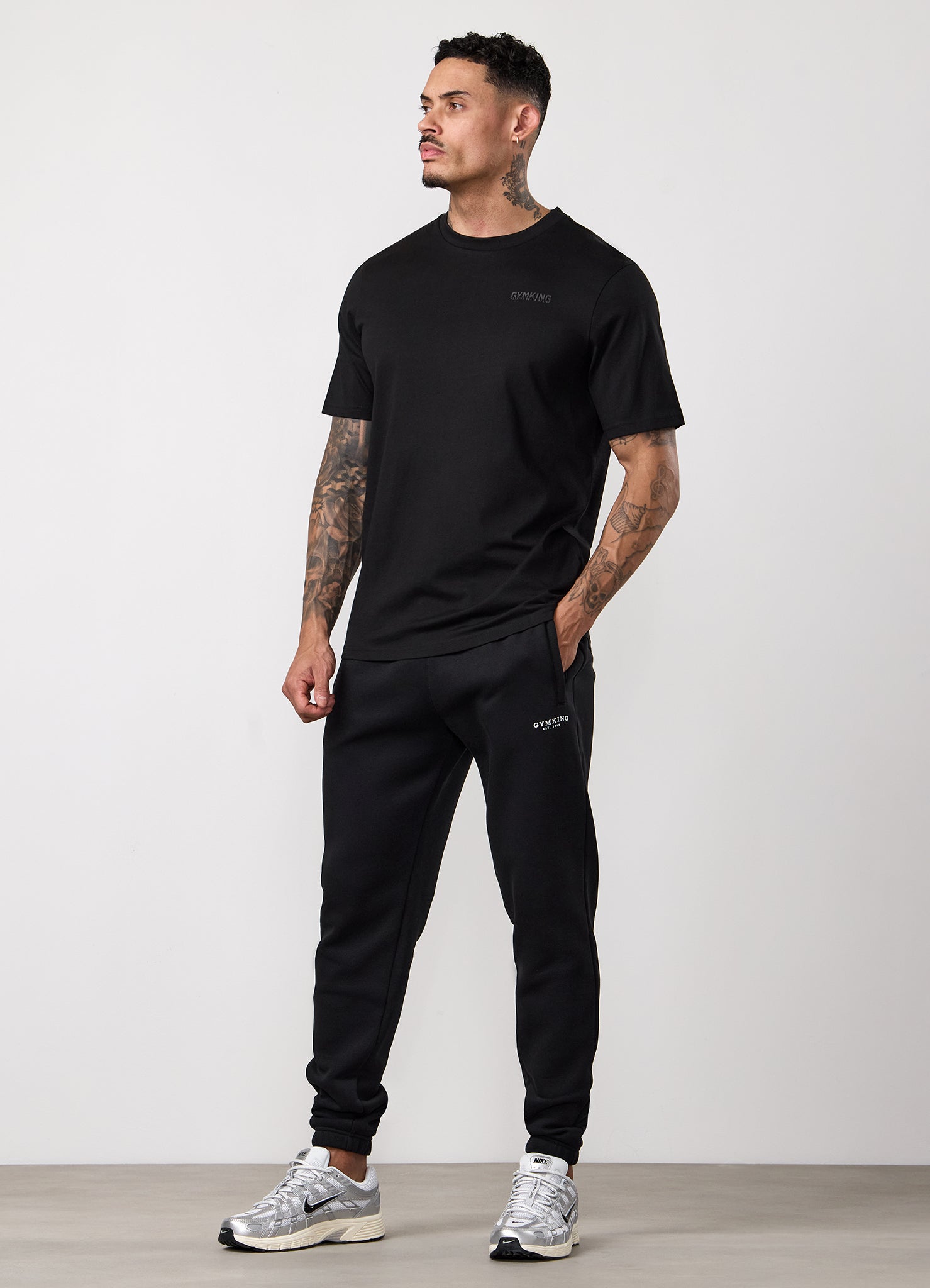 Gym King Nothing Beats Belief 2.0 Jersey Tee - Black