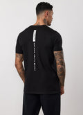 Gym King Nothing Beats Belief Muscle Fit Tee - Black/White