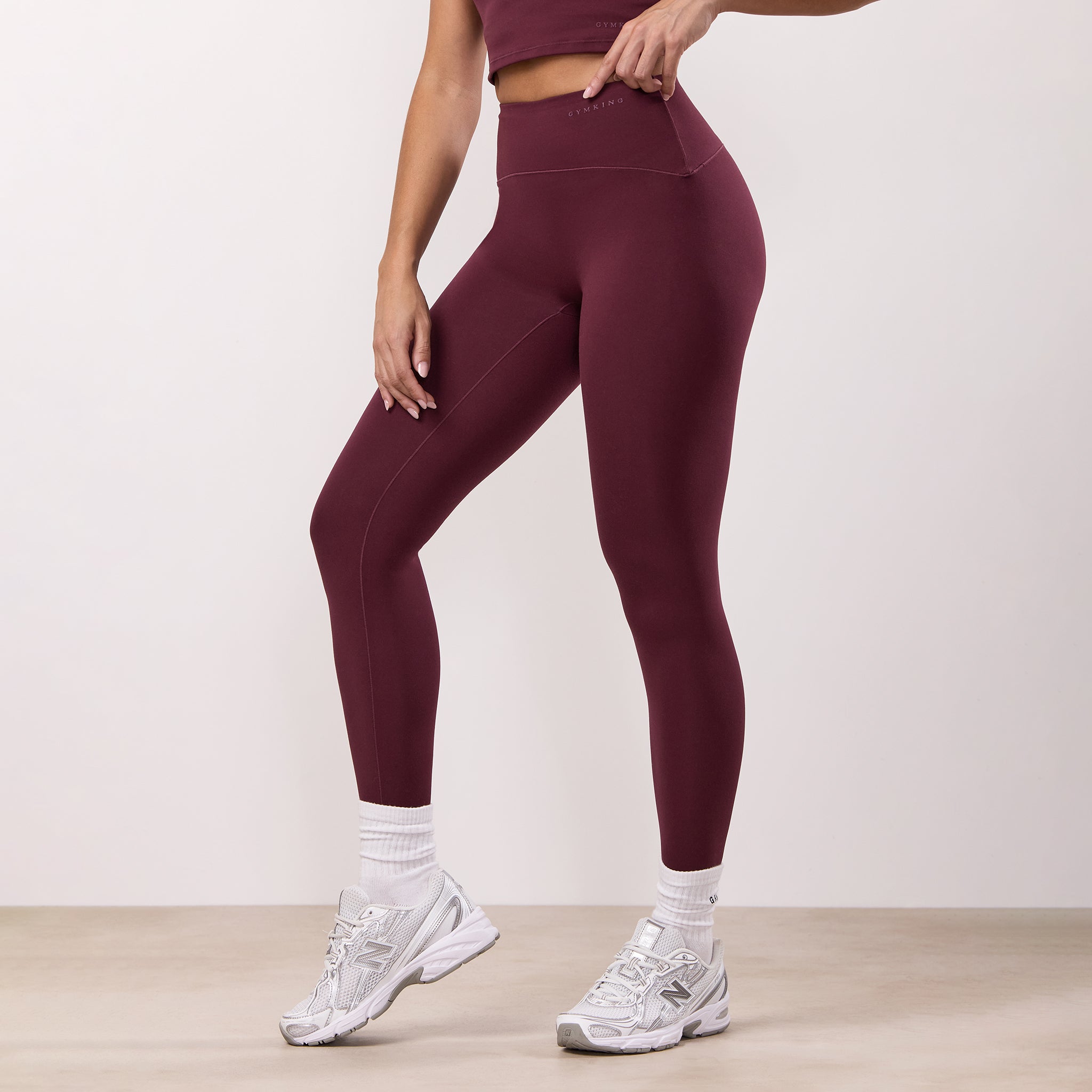 Gym King Peach Luxe Legging - Vibrant Fig Luxe