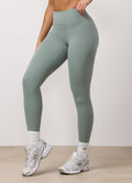 Gym King Peach Luxe Redefined Legging - Brushed Sage