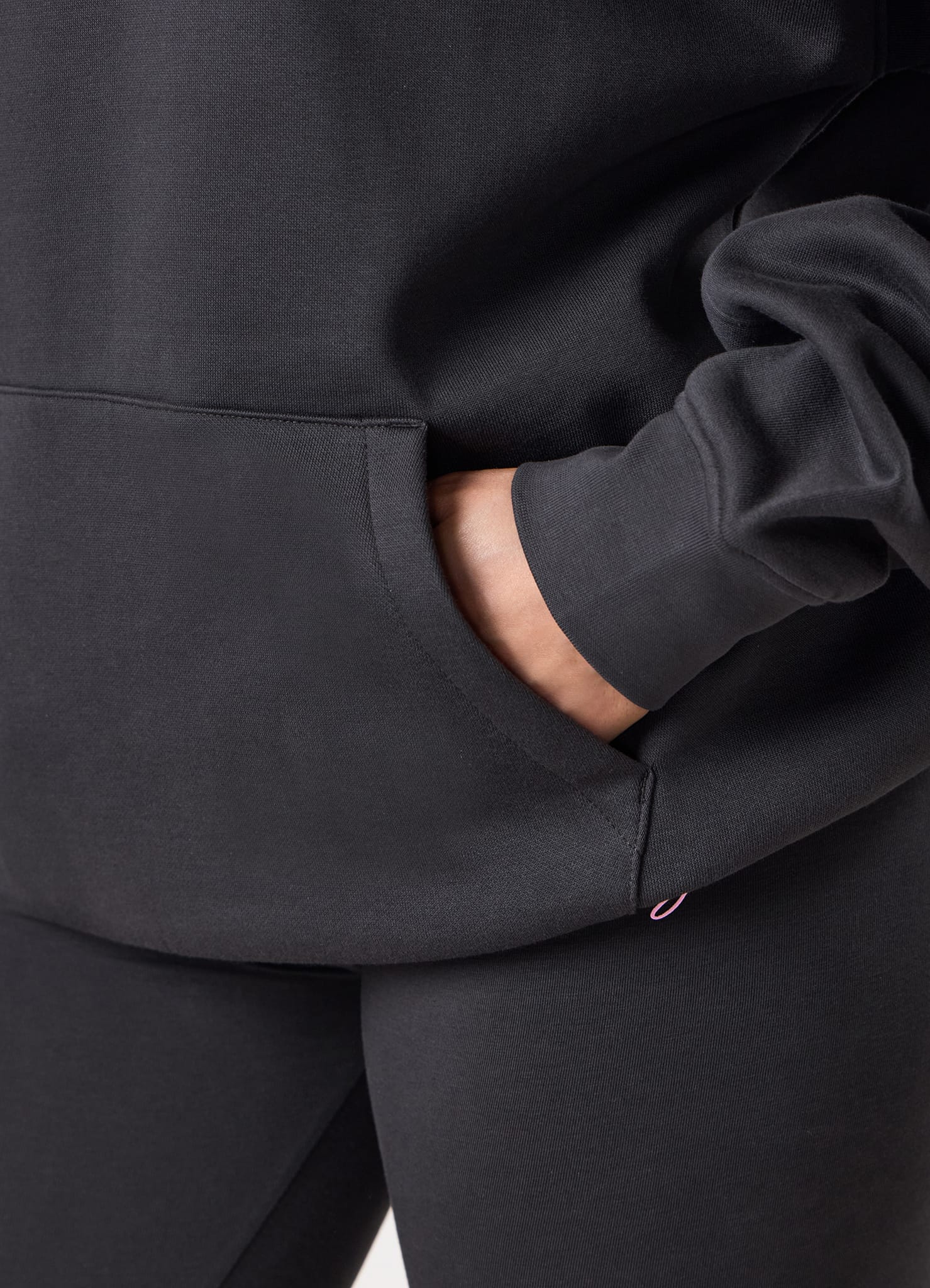Gym King Script Mindset Hoodie - Dark Pewter
