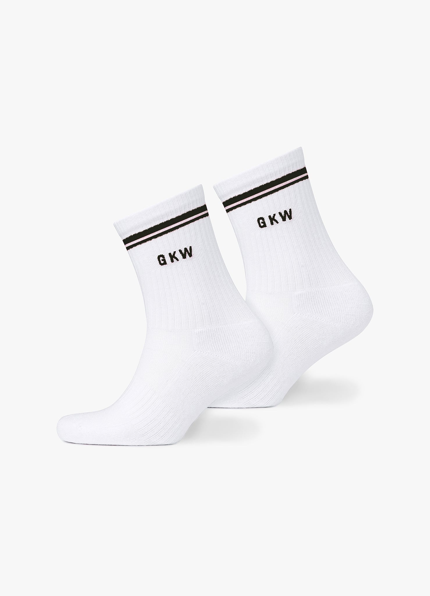 GKW Tipping Crew Sock (3PK) - White/Black/Chestnut/Berry